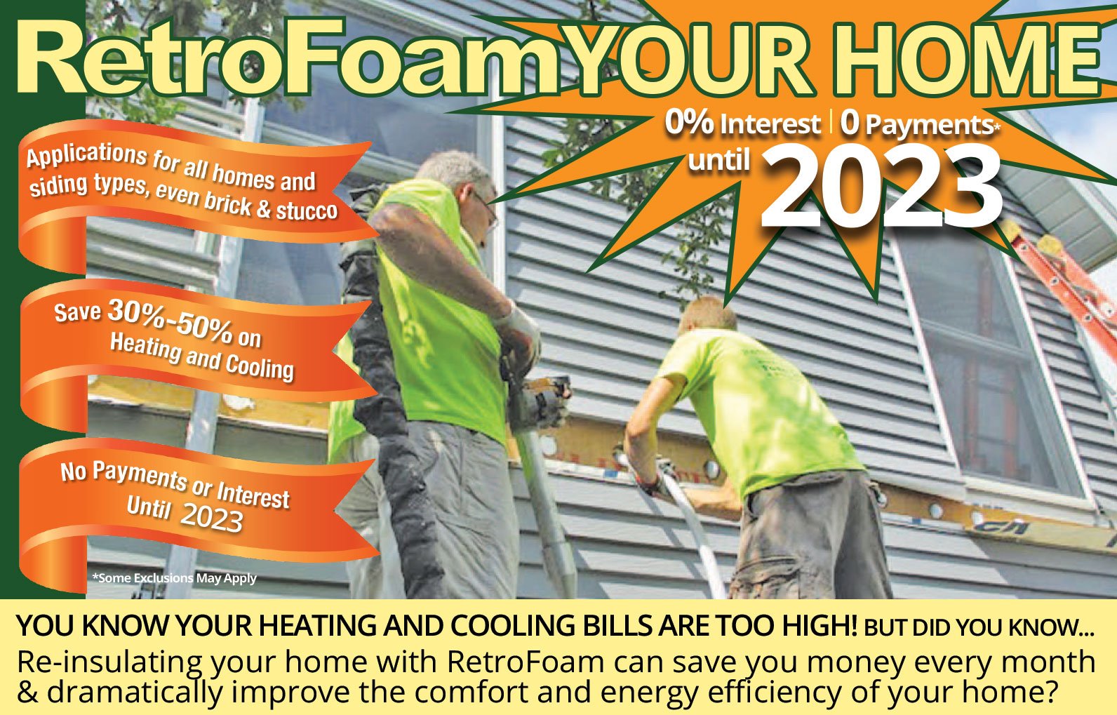 RetroFoam Your Home with Zero Interest